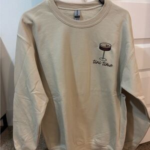 Tan Crewneck Espresso Martini Crew